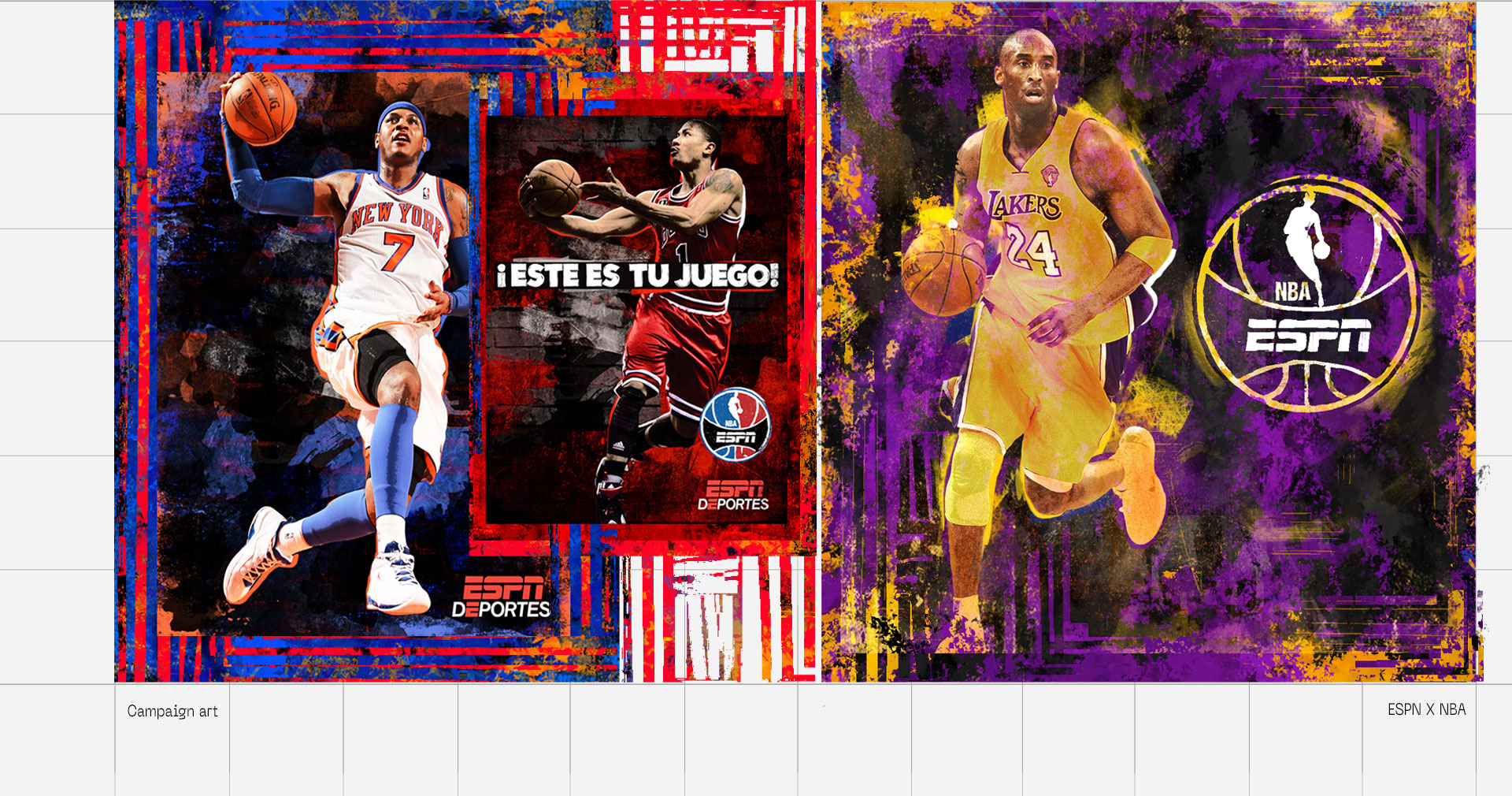 ESPN X NBA, artek, arteknyc, artekhome, homepage, branding, work, art, andrew, thiele, andrewthiele, design images